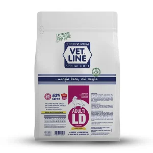 Vet Line Less Dry Alimento Secco Cane Adulto Taglia Piccola Agnello 800 g