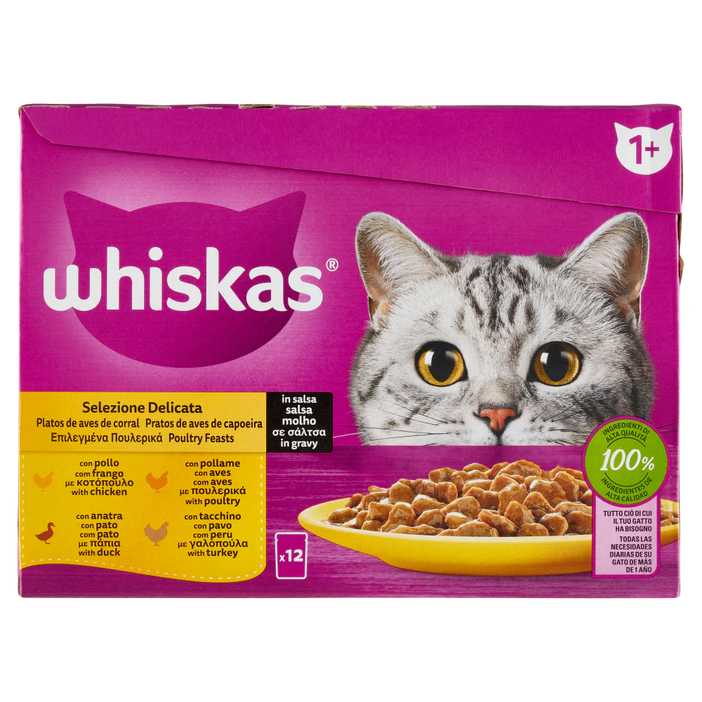 Whiskas Selezione Delicata in Salsa 12x85g