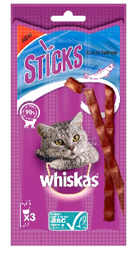 Whiskas Stick Snack Gatto Salmone 18 g