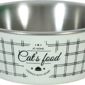 Zolux Ciotola Antiscivolo in Acciaio Inox per Gatti – 400 ml