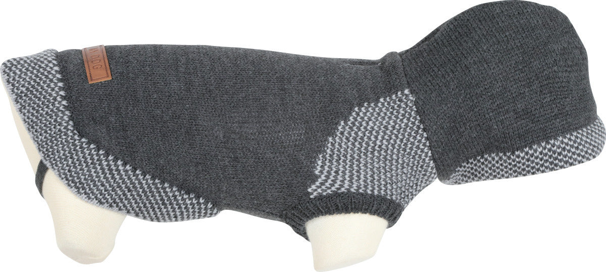Zolux Pullover con Cappuccio Hipster Grigio 25 cm per cani - immagine 2