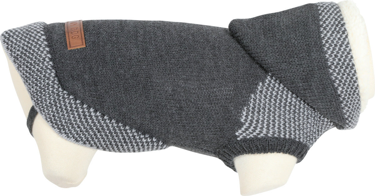 Zolux Pullover con Cappuccio Hipster Grigio 25 cm per cani - immagine 3