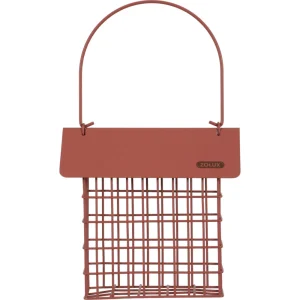 Zolux Supporto per Grasso Uccelli Selvatici con Tetto - Colore Terra