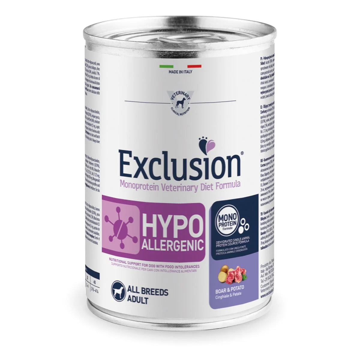 Exclusion Dog Diet Hypoallergenic Boar 400 G - immagine 2