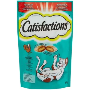3x60g Catisfactions con Tacchino - Snack per Gatti