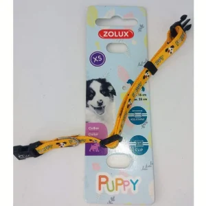 Zolux Collare per Cane Cucciolo Puppy 8mm Giallo