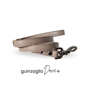 Guinzaglio per cani Snugandfit VeraPelle TORTORA