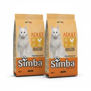 2x20kg Simba Adult Croccantini con Pollo - Alimento Completo Gatti Adulti