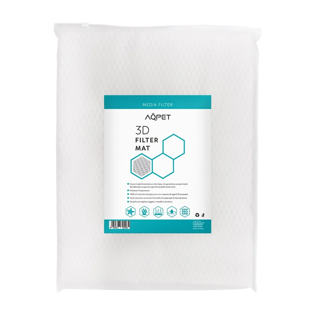 AQPET 3D Matt - Materiale Filtrante per Acquario - immagine 2