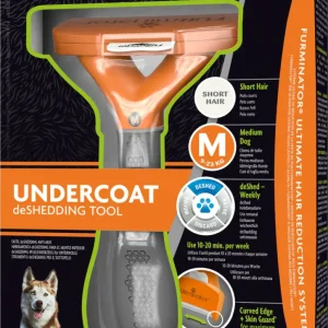 FURminator Strumento deShedding per Cani Medi a Pelo Corto