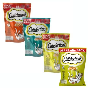 3x180g Catisfactions Maxi Pack con Pollo - Snack per Gatti