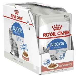 12x85g Royal Canin Indoor Sterilised Straccetti in Salsa