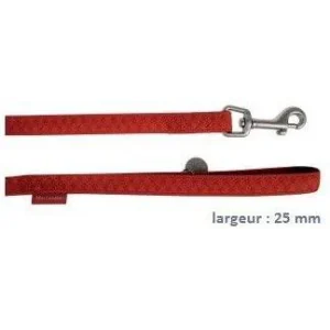 Zolux Guinzaglio per Cane Mac Leather 1200x25mm Rosso