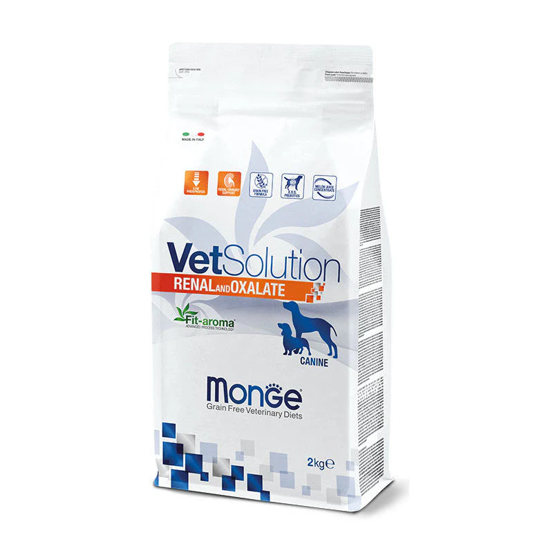 Monge Vet Solution Renal Oxalate 2kg - Crocchette per Cani
