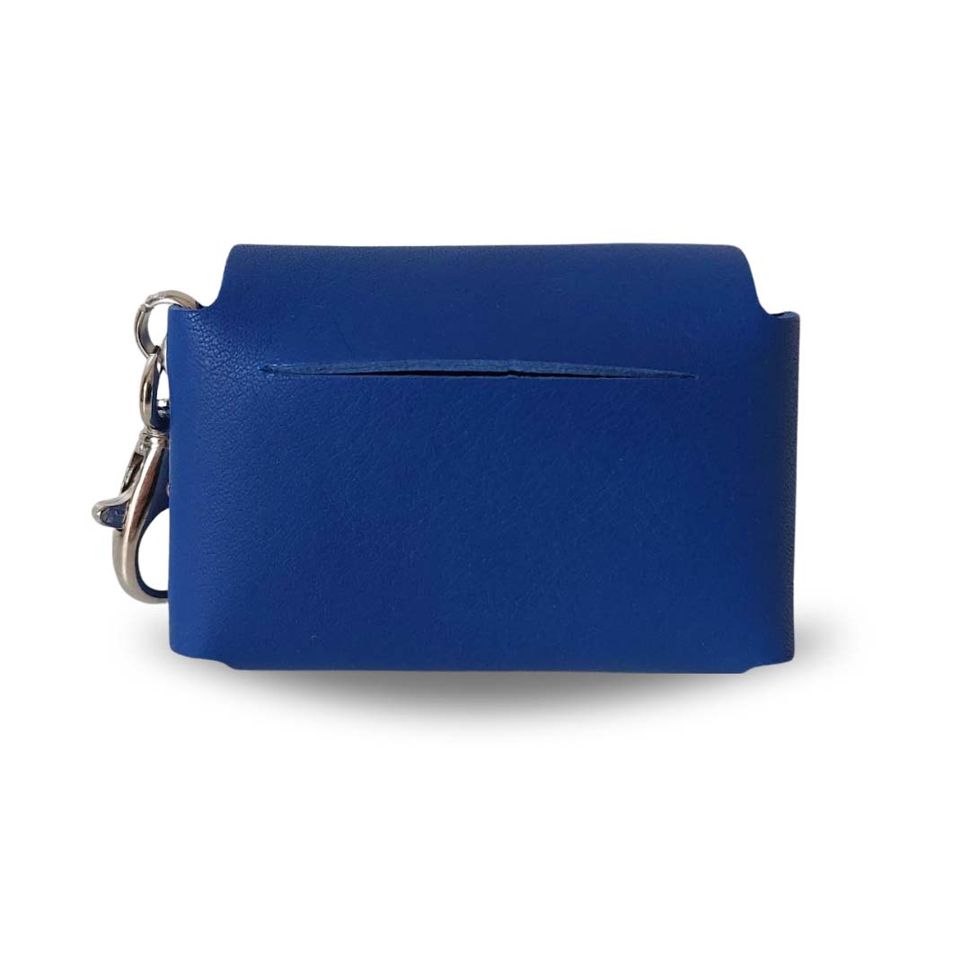 Porta Sacchetti per cani Linea Sky in vera pelle con borchie - immagine 3