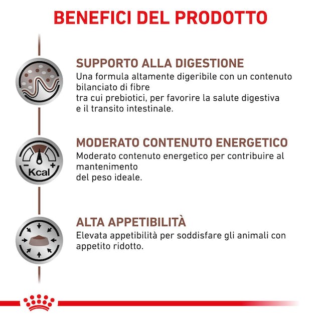 12x85g Royal Canin Gastrointestinal Moderate Calorie - Umido Gatto - immagine 4