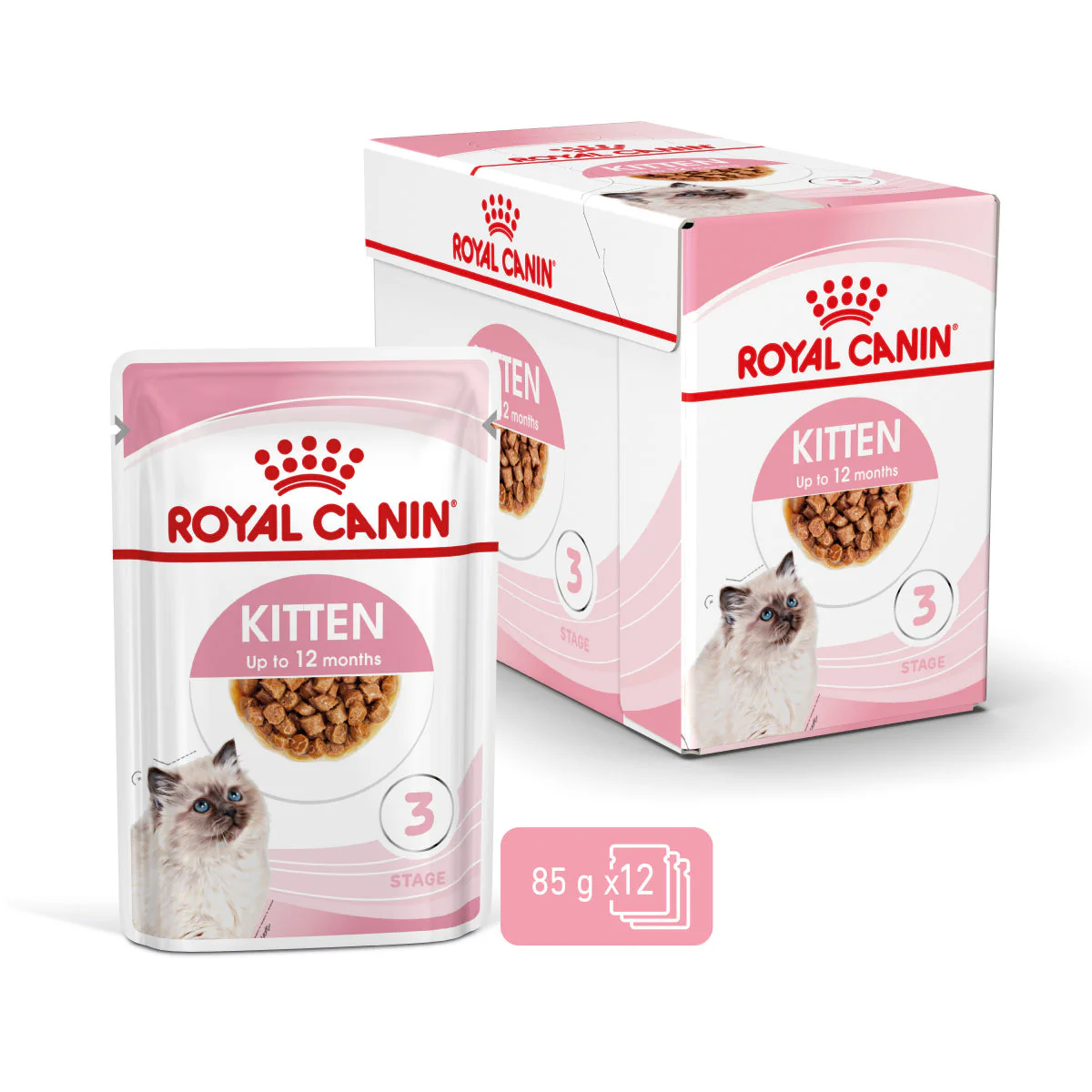 12x85g Royal Canin Kitten in Salsa - Cibo Umido per Gatti - immagine 2