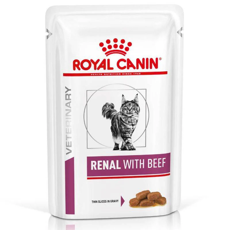 12x85g Royal Canin Renal Manzo - Cibo Umido per Gatti - immagine 2