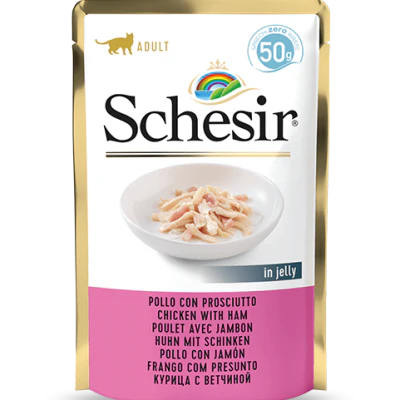 Schesir Gatto Pollo e Prosciutto 50gr