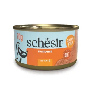 SCHESIR GATTO Soft Grain Free - Sardine in Patè 70g Lattina