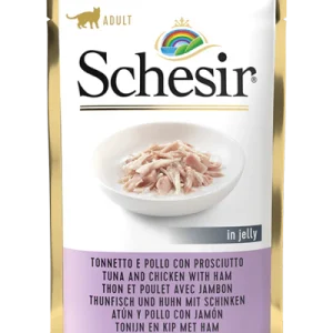 Schesir Gatto Tonnetto Pollo e Prosciutto 85gr