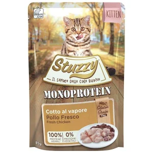 Stuzzy Monoprotein Kitten Pollo 85g Umido per Gatto