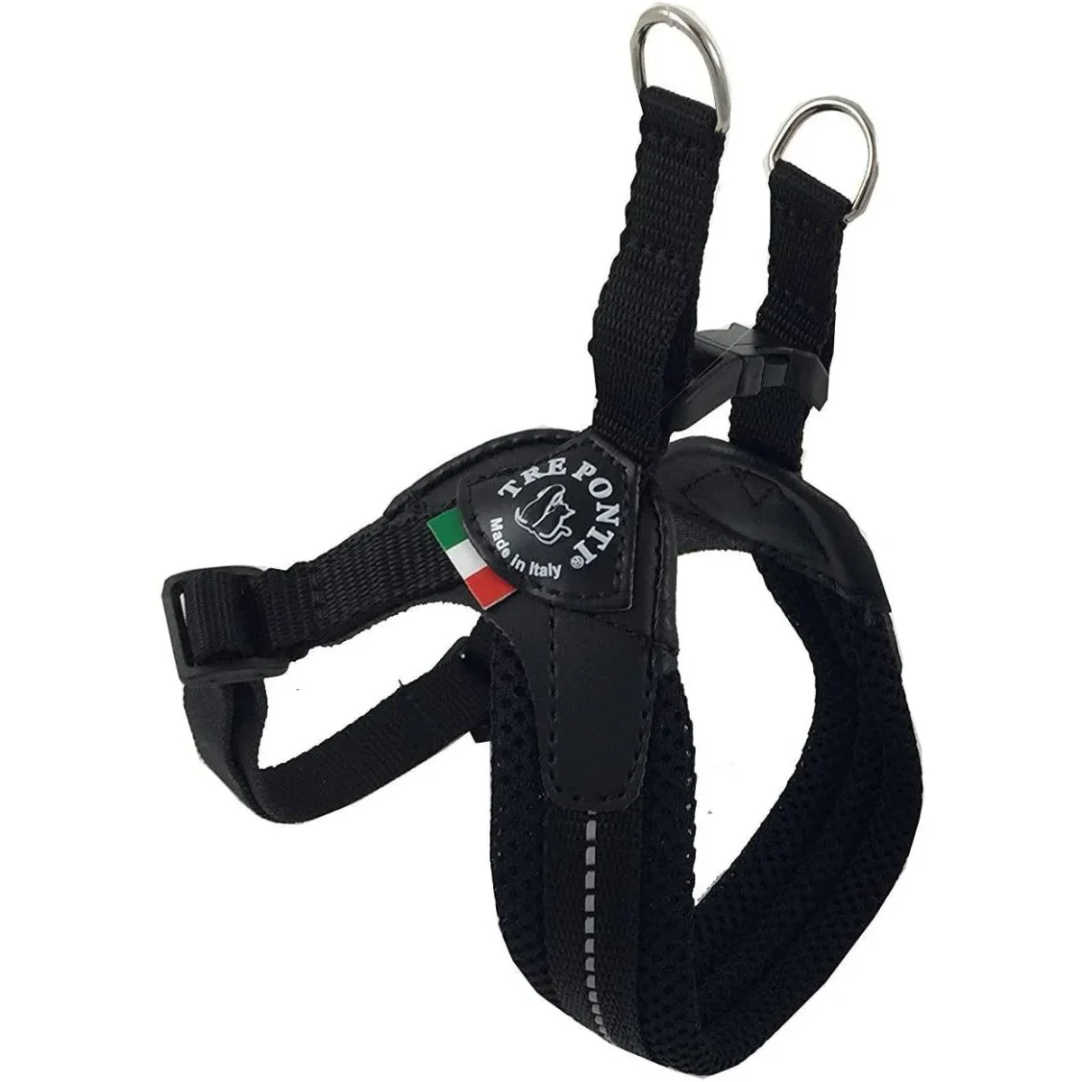 Tre Ponti Pettorina Easy Fit Sottopancia Regolabile Genesis Mesh mis.3,5 Nero - immagine 2