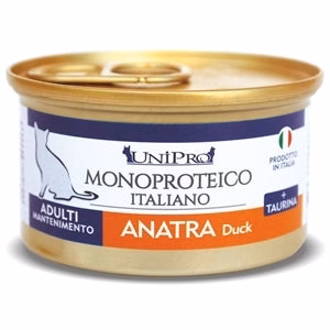 Unipro Unicamente Anatra 85gr Monoproteico Lattina