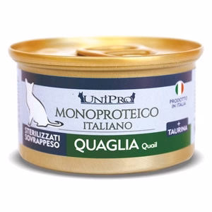 Unipro Unicamente Quaglia 85gr Monoproteico Lattina - immagine 2