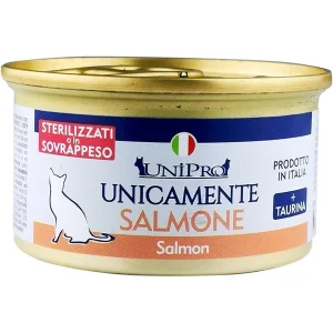 Unipro Unicamente Sterilizzati Salmone 85gr Monoproteico Lattina