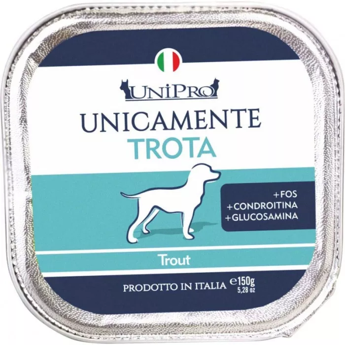 Unipro Unicamente Trota 150g - Cibo Umido per Cani - immagine 2