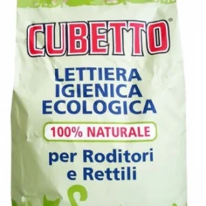 Cubetto 8 Litri - Lettiera per Conigli e Rettili in Pellet Compostabile