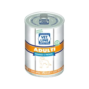 Vet Line Adult Ipoallergenico Tonno e Patate 400g - Cibo Umido per Cani