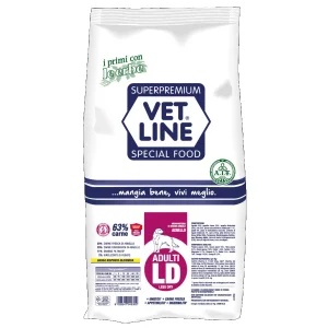 Vet Line Adult LD Agnello 3kg Crocchette per Cani