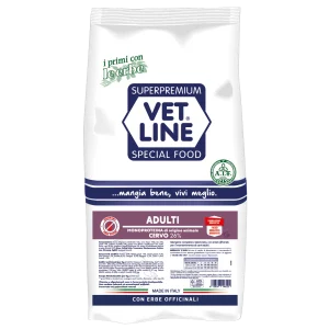 Vet Line Adult Cervo 12,5kg Crocchette per Cani