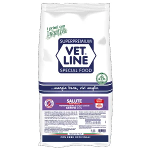 Vet Line Salute Cervo Taglia Piccola 3kg Crocchette per Cani