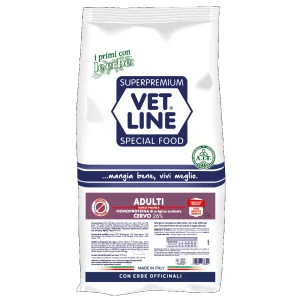 Vet Line Adult Cervo Taglia piccola 3kg Crocchette per Cani