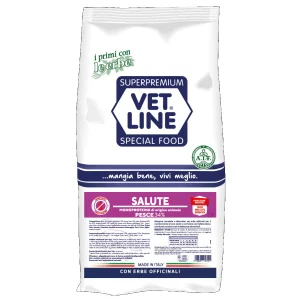Vet Line Salute Pesce 12,5kg Crocchette per Cani