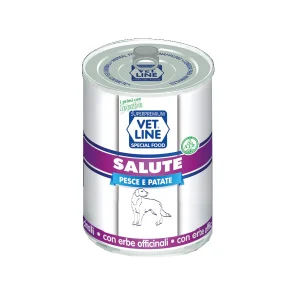 Vet Line Salute Pesce e Patate 400g - Cibo Umido per Cani