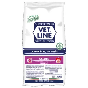 Vet Line Salute Pesce 3kg Crocchette per Cani