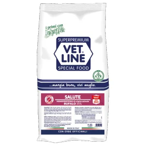 Vet Line Salute Bufalo 12,5kg Crocchette per Cani