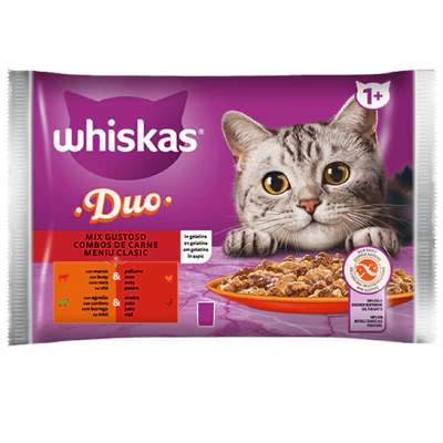 12x85g Whiskas Duo Mix Gustoso - Cibo Umido per Gatti - immagine 2