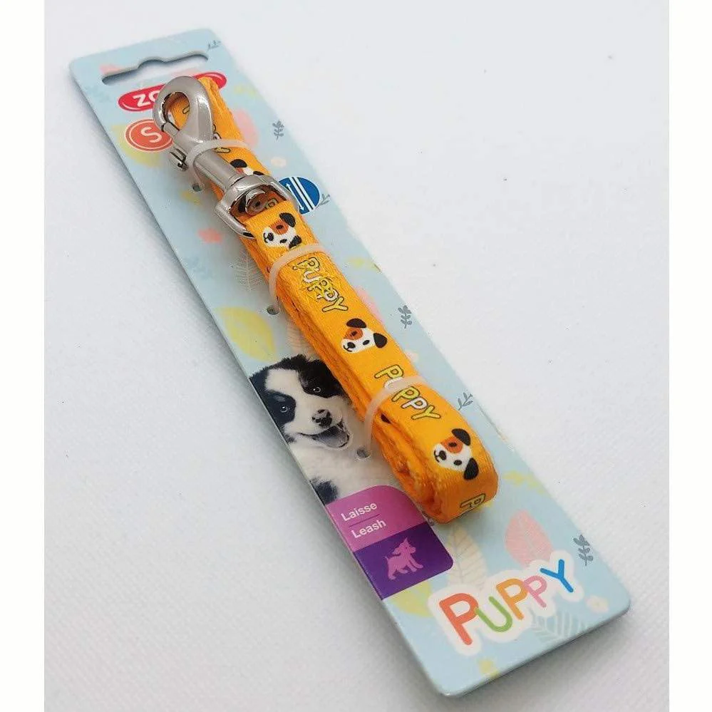 Zolux Guinzaglio per Cane Puppy Mascot 1200x13mm Colore Giallo - immagine 2